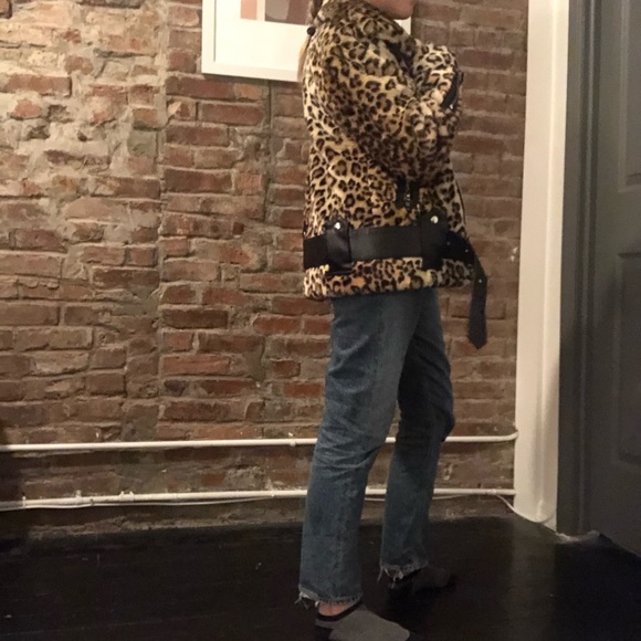 BLANK NYC : leopard jacket / coat - Picture 4 of 6